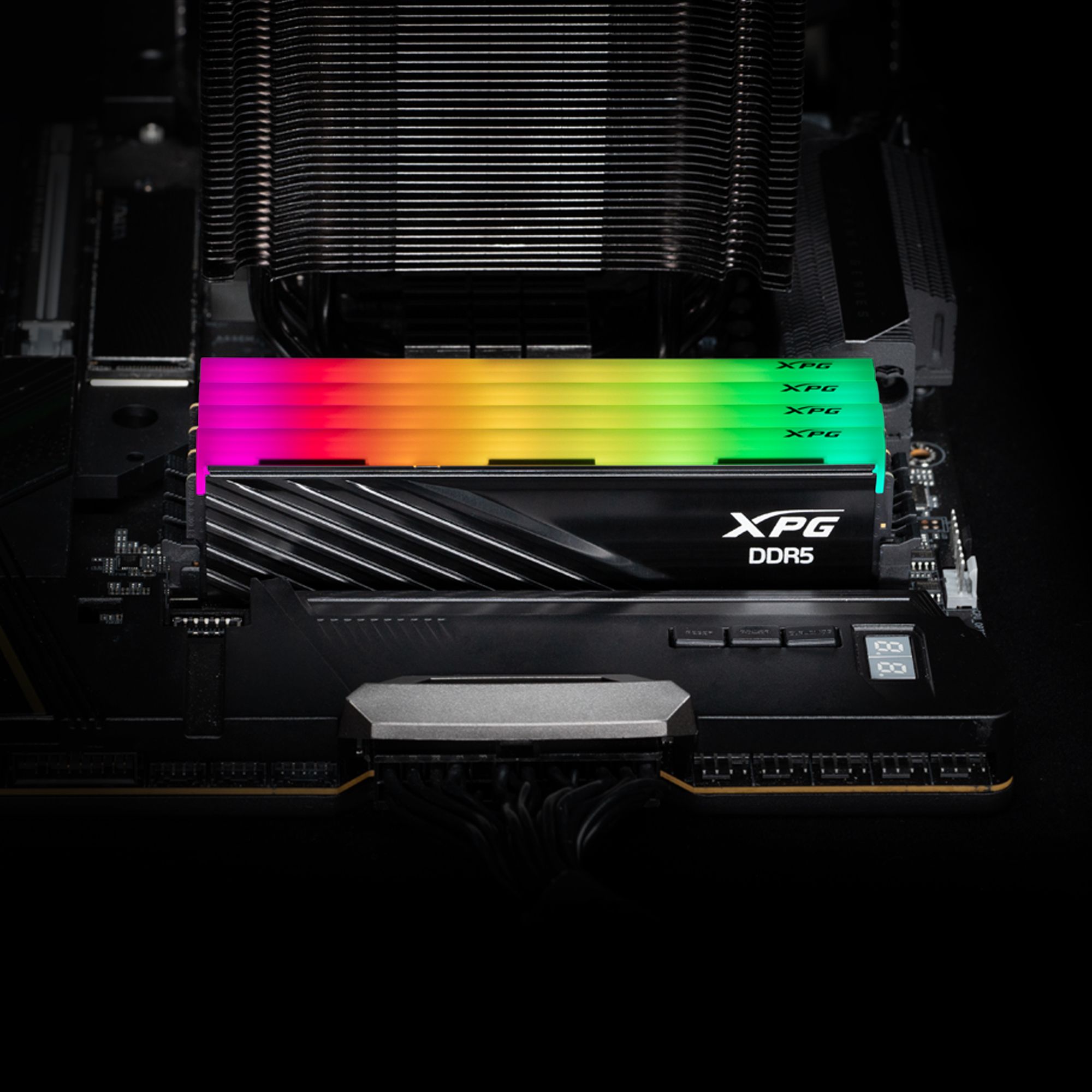 Оперативная память ADATA LANCER BLADE RGB DDR5 DIMM 32GB 6000MHz 2*16GB 48-48-48 1.25V BLACK DUAL TR