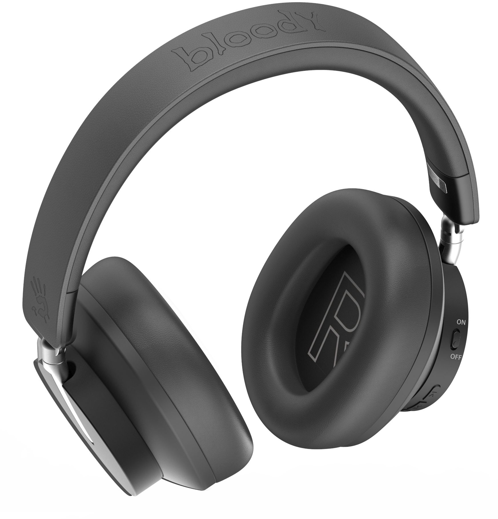 Наушники накладные A4Tech Bloody MH390 черный беспроводные bluetooth оголовье (MH390 BLACK)