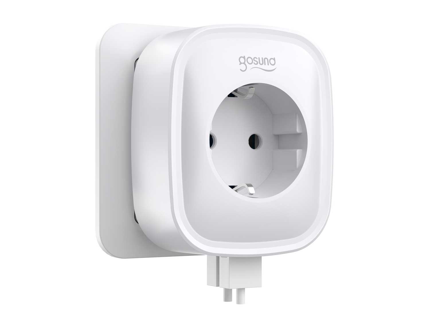 Умная розетка Gosund Wi-Fi Smart Plug 2 USB, белая