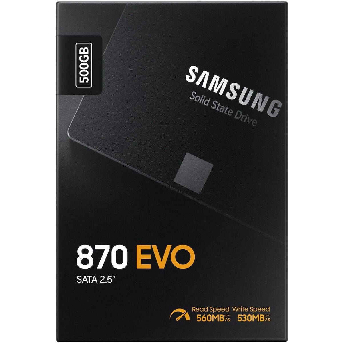 Твердотельный накопитель SSD Samsung 2.5" 500GB 870 EVO Client SSD MZ-77E500B SATA 6Gb/s, 560/5