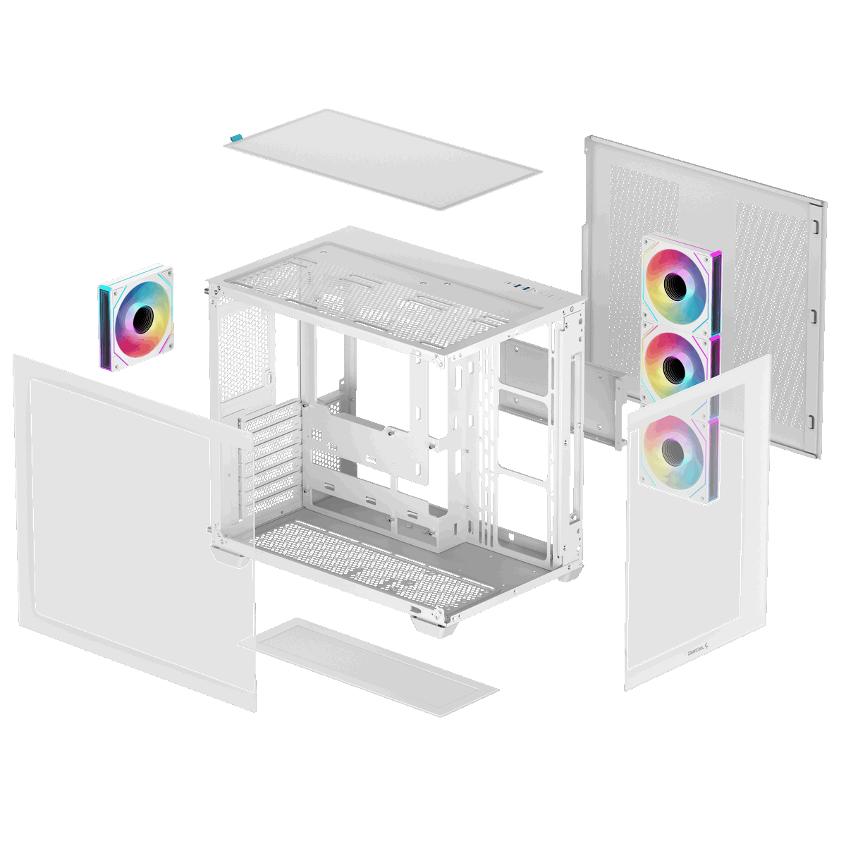 Корпус для ПК Deepcool CG530 4F WH