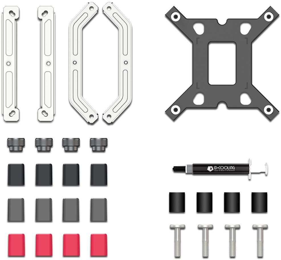 Устройство охлаждения(кулер) ID-Cooling Frozn A410 ARGB Soc-AM5/AM4/1200/1700/1851 белый 4-pin 29.9d