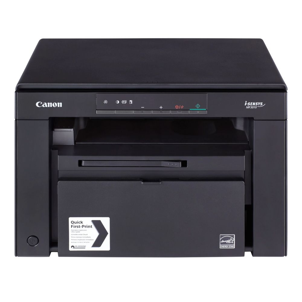 Canon imageClass MF3010 А4, МФУ, лазерное, черно-белое , 18стр/мин, 400х600dpi, 64Мб,USB,700стр/карт