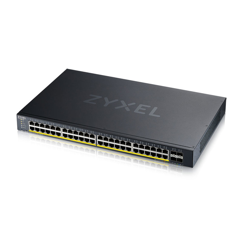 Коммутатор Zyxel NebulaFlex XGS1935-52HP-EU0101F (L2+) 48x1Гбит/с 4SFP+ 48PoE+ 375W управляемый