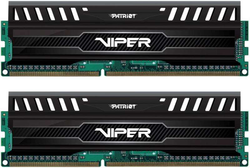 Память DDR3 2x4GB 1600MHz Patriot PV38G160C9K Viper 3 RTL PC3-12800 CL9 DIMM 240-pin 1.5В с радиатор