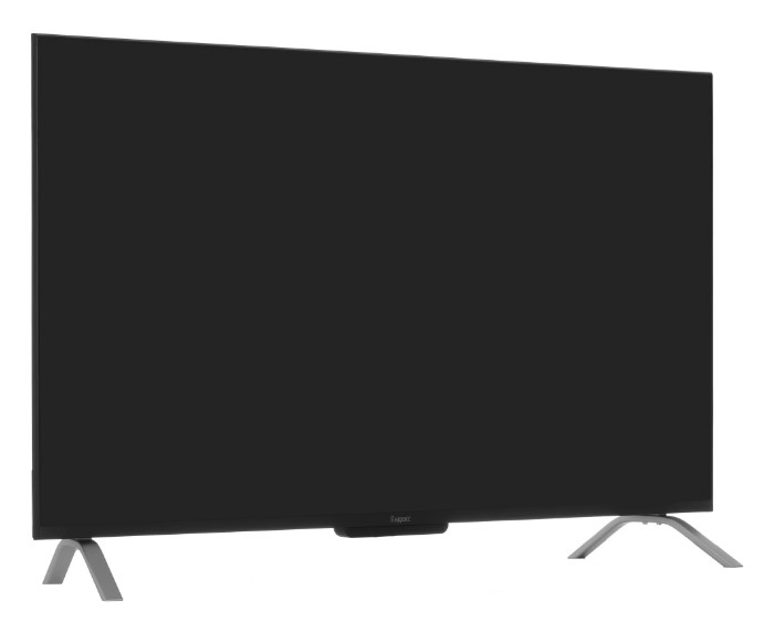 Телевизор LED Yandex 55" ТВ Станция Яндекс.ТВ черный/серебристый 4K Ultra HD 60Hz USB WiFi Smart TV
