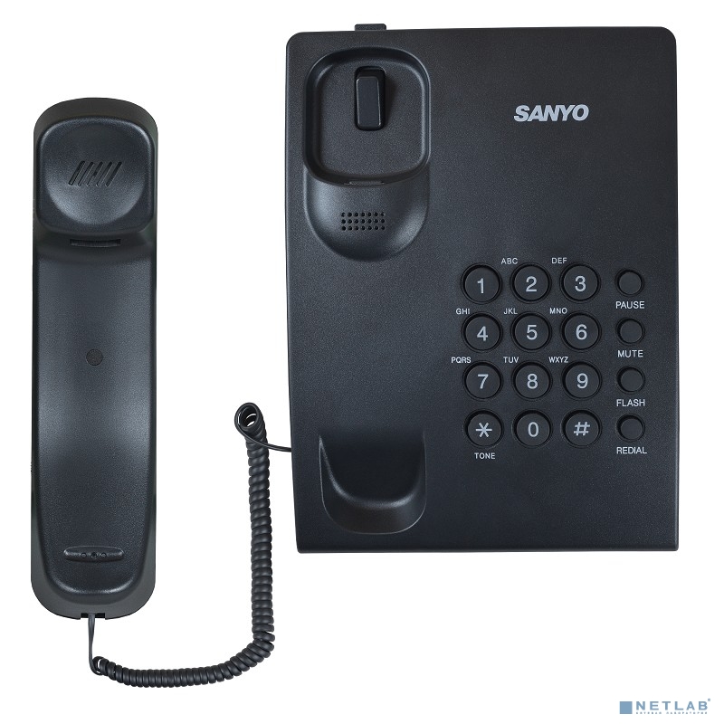 Телефон проводной Sanyo RA-S204B черный