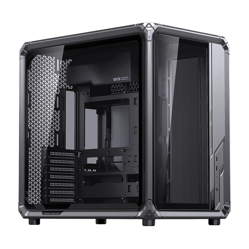 Корпус JONSBO X400 Pro, Midi-Tower, TG, no fan, 2xUSB-A 3.0 + 1xUSB-C 3.2, ATX, mATX, mITX Grey