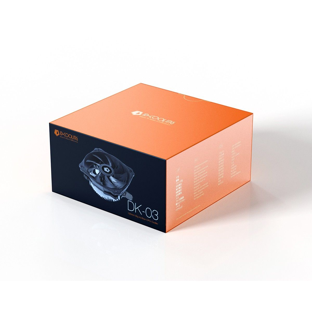 Устройство охлаждения(кулер) ID-Cooling DK-03 Soc-AM5/AM4/1200/1700/1851 черный 3-pin 26dB Al 100W 2