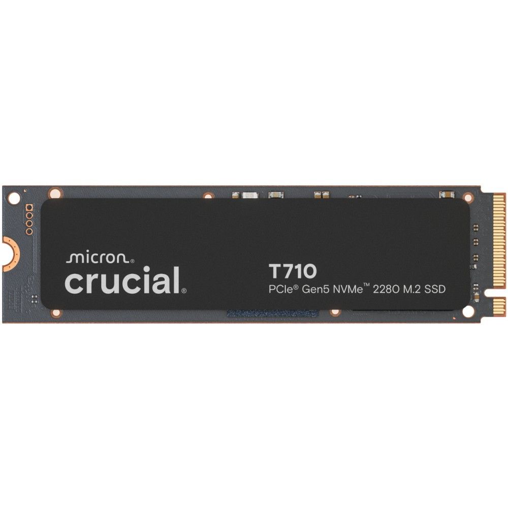 Твердотельный накопитель SSD Crucial T710 1TB PCIe Gen5 NVMe 2280 M.2 SSD CT1000T710SSD8
