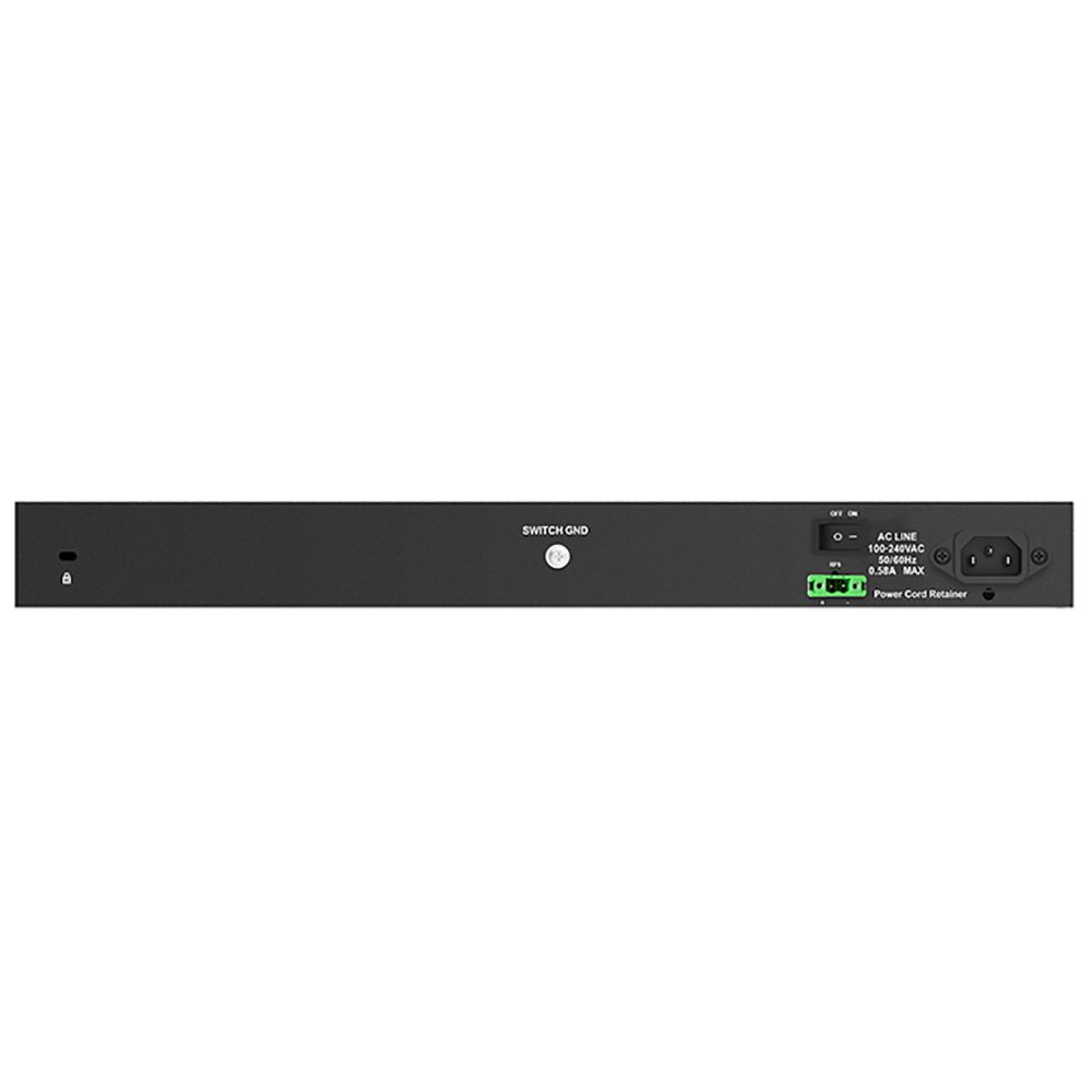 Коммутатор D-Link Управляемый L2 коммутатор, 24x1000Base-T, 4x10GBase-X SFP+, защита от статического