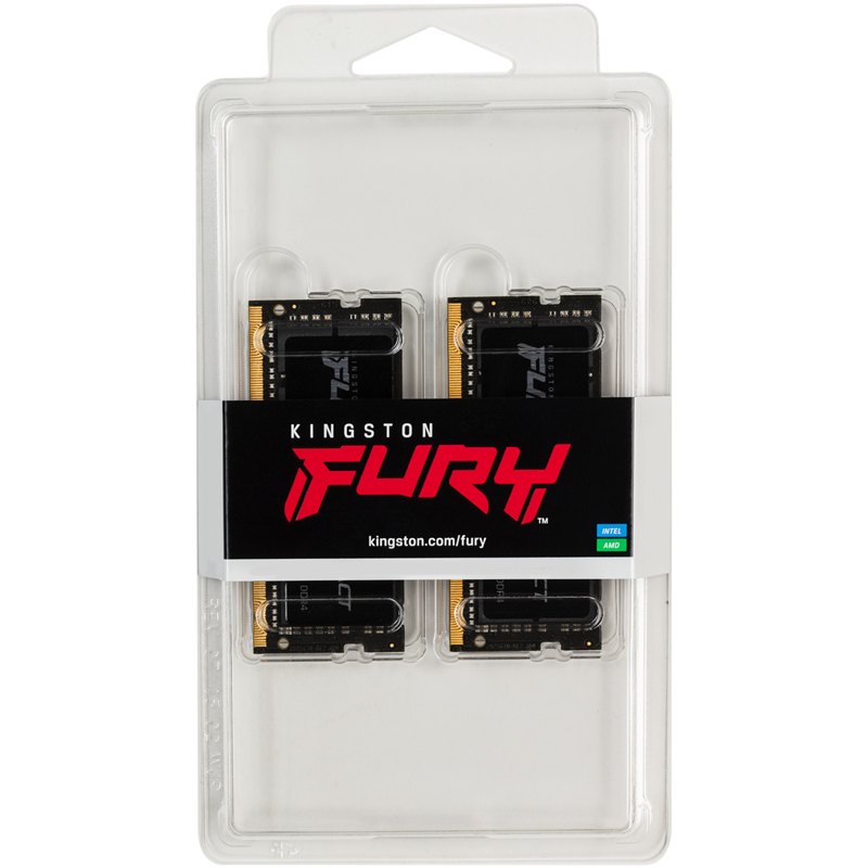 Kingston DRAM 64GB 3200MHz DDR4 CL20 SODIMM (Kit of 2) FURY Impact EAN: 740617318364