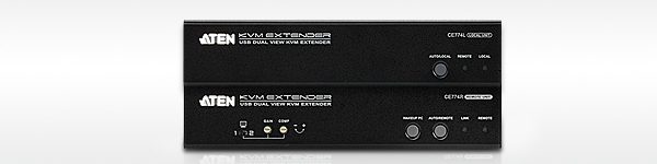 Удлинитель ATEN USB VGA Dual View Cat 5 KVM Extender (1600 x 1200@150m)