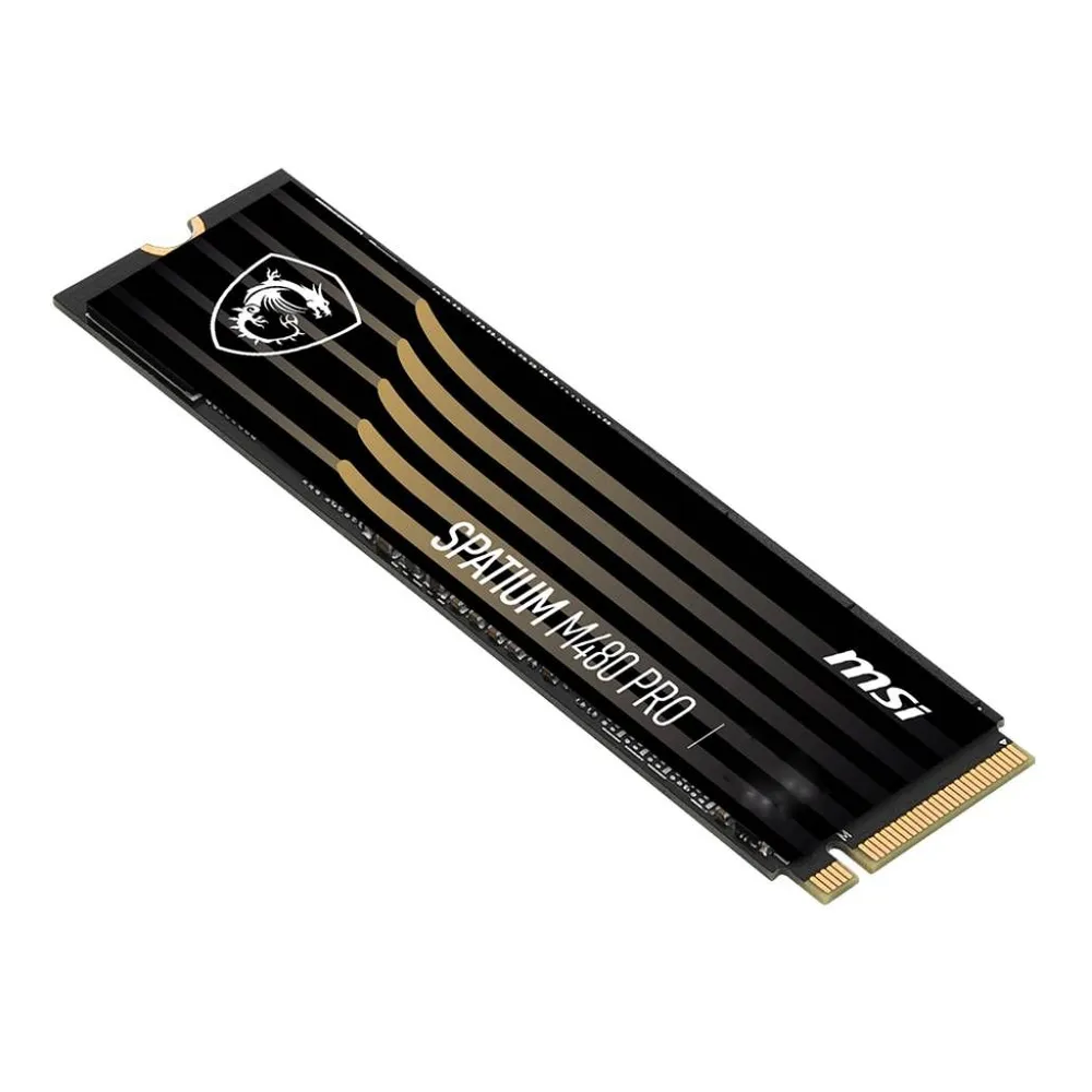 M.2 2280 1TB MSI SPATIUM M480 Pro Client SSD PCIe Gen4x4 with NVMe, 7400/6000, IOPS 750/1000K, MTBF 