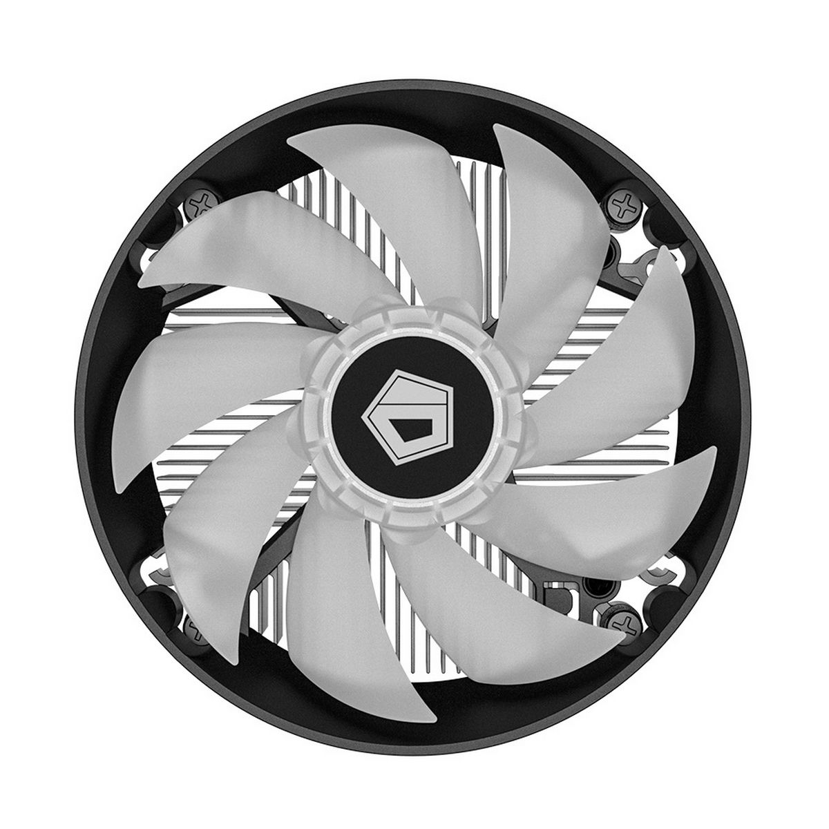 Устройство охлаждения(кулер) ID-Cooling DK-07i RAINBOW RGB Soc-1700/1851 черный/белый 4-pin 14-26dB 