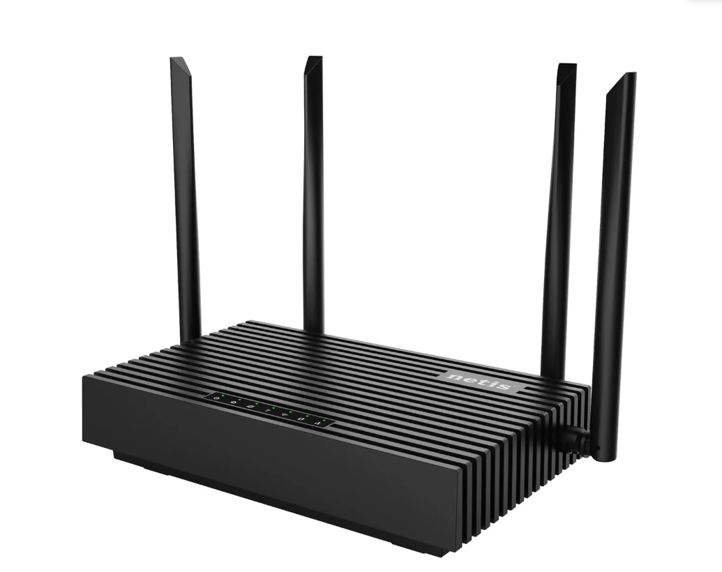 Роутер беспроводной Netis NX32U AX3000 10/100/1000BASE-TX/4G ready черный