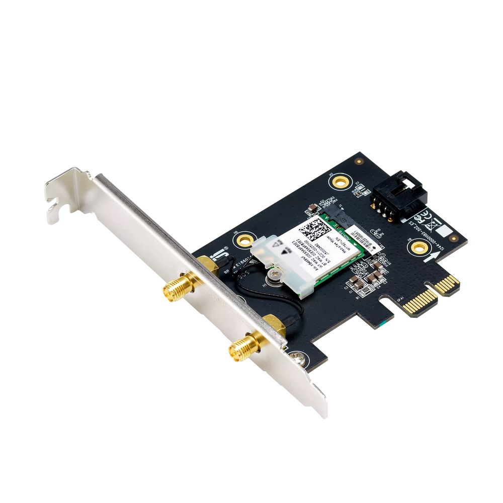 Сетевой адаптер Wi-Fi + Bluetooth Asus PCE-AX1800 AX1800 PCI Express (ант.внеш.съем) 2ант.