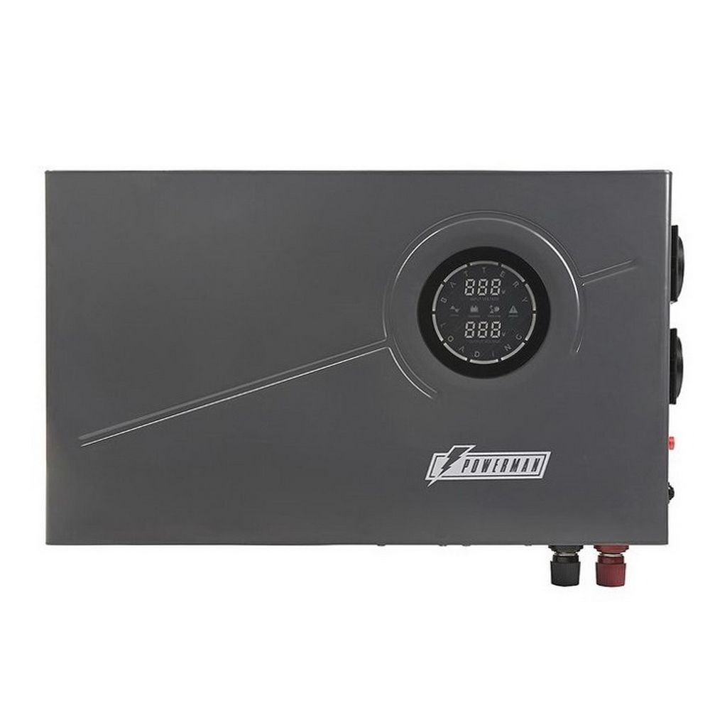ИБП POWERMAN Smart 800 INV Graphite Мощность 800 ВА / 480 Вт, розетки Shuko - 2 шт. Стабилизирует на