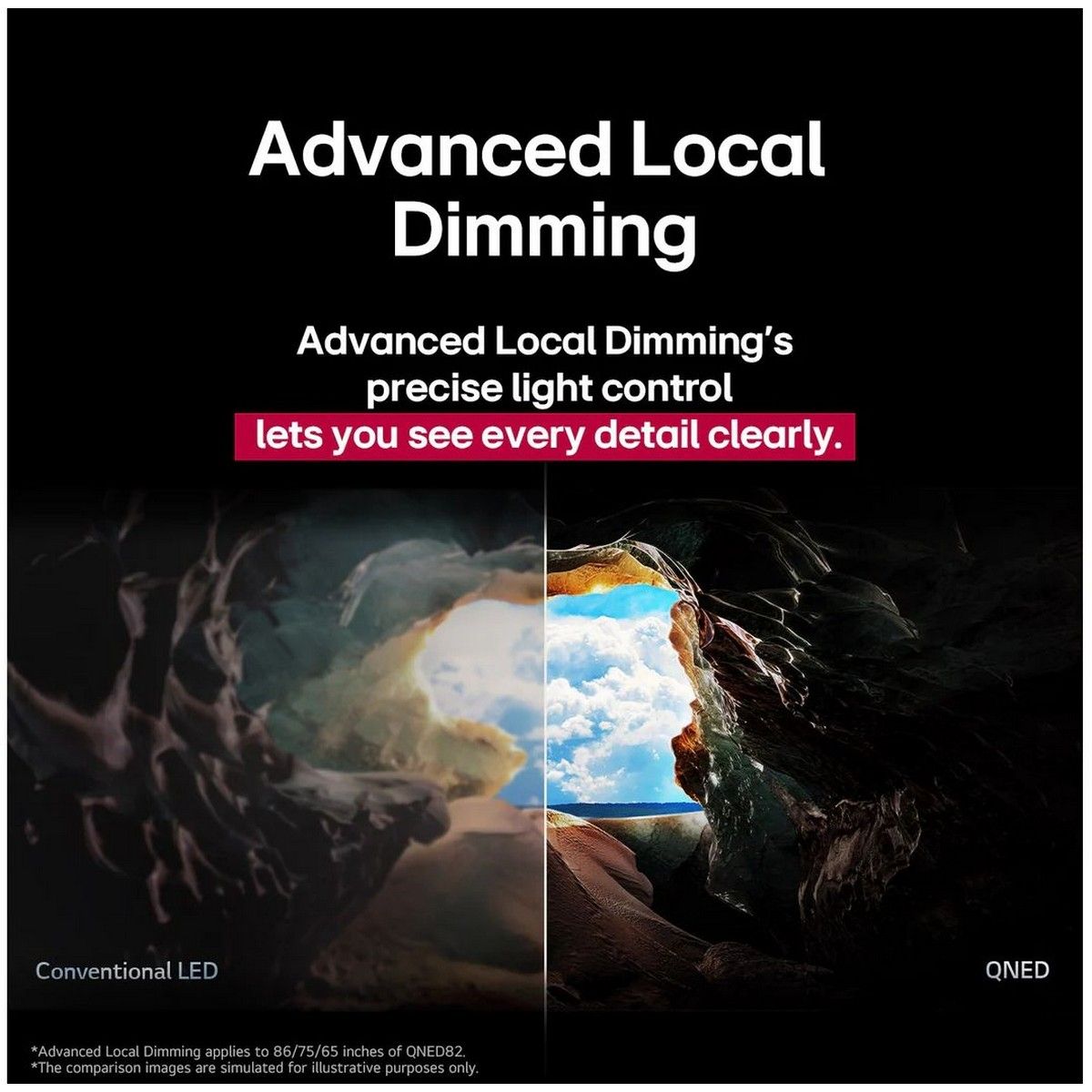 Телевизор LED LG 65" 65QNED82A6B.ARUG черный титан 4K Ultra HD 60Hz DVB-T DVB-T2 DVB-C DVB-S DVB-S2 