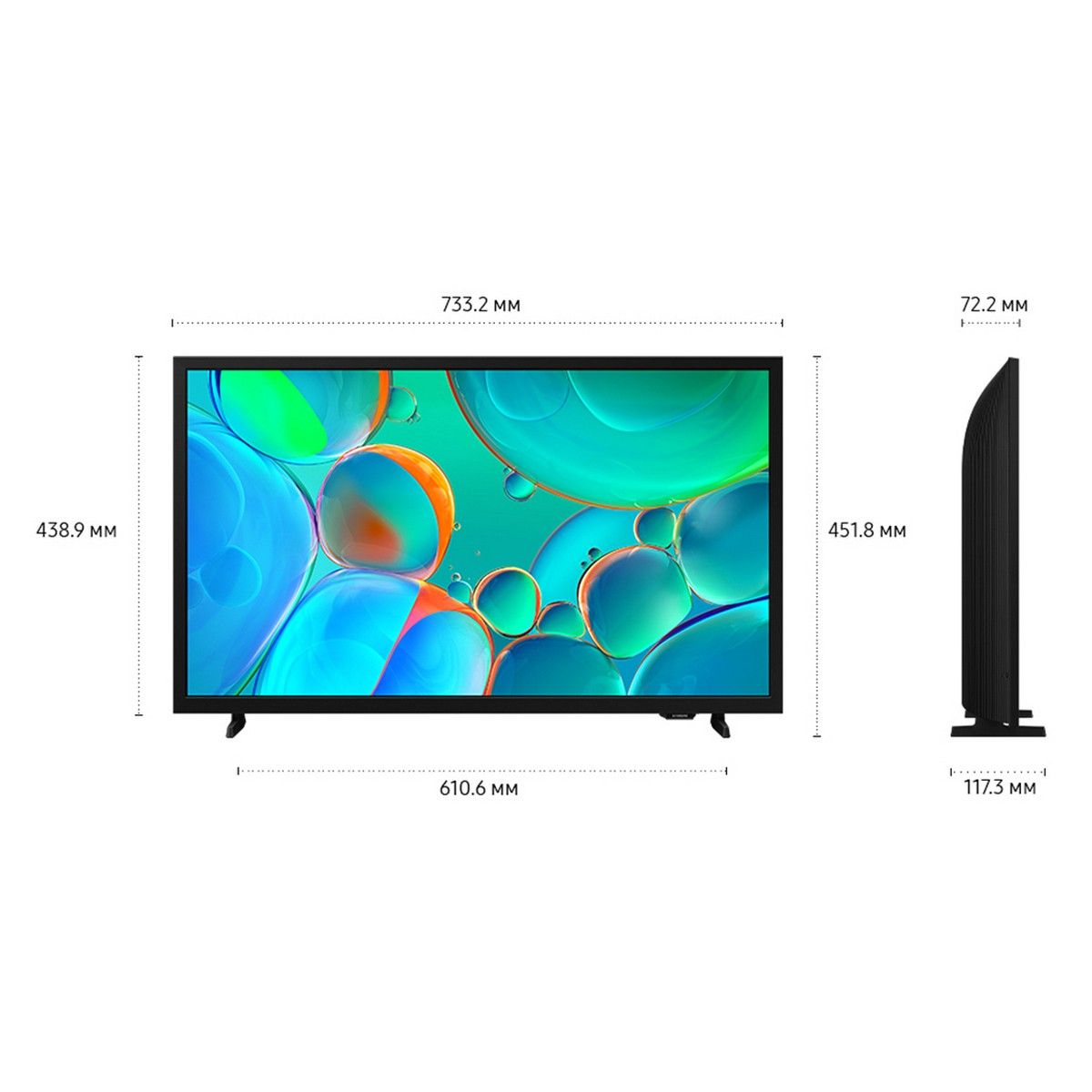 Телевизор LED Samsung 32" UE32H5000FUXRU черный HD 60Hz DVB-T2 DVB-C USB WiFi (RUS)