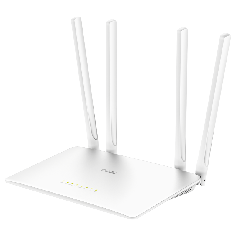 Роутер беспроводной Cudy WR1200 AC1200 10/100BASE-TX белый