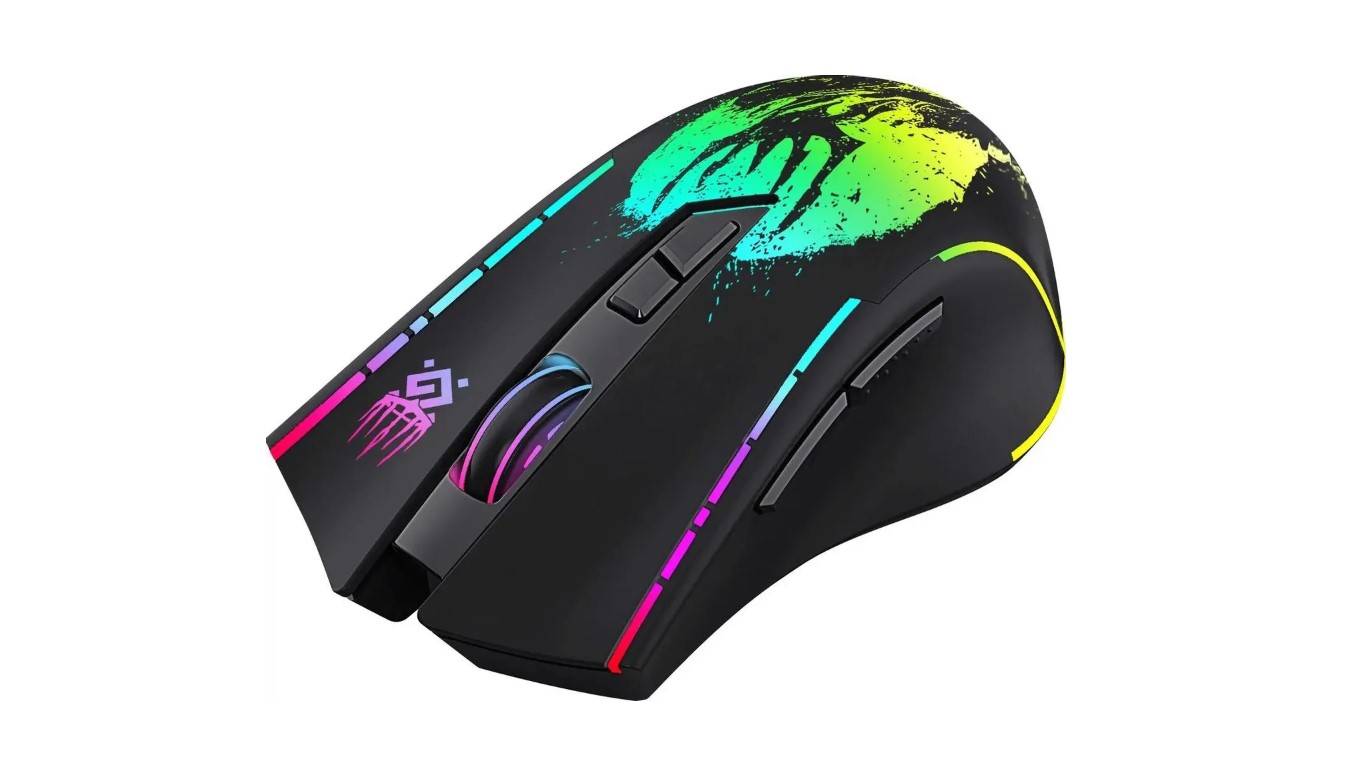 Мышка WRL KRONOS GM-695 RGB/BLACK 52695 DEFENDER