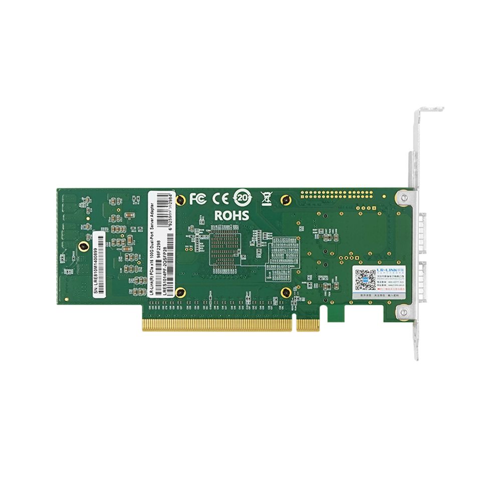 Сетевой адаптер LR-LINK LRES1046PF-2QSFP28 Mellanox ConnectX-5 PCI-E 4.0 x16 100GB 2 x QSFP28 MCX516