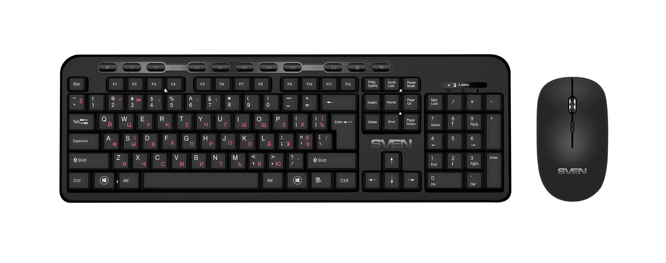 Беспроводной набор клавиатура+мышь SVEN KB-C3200W