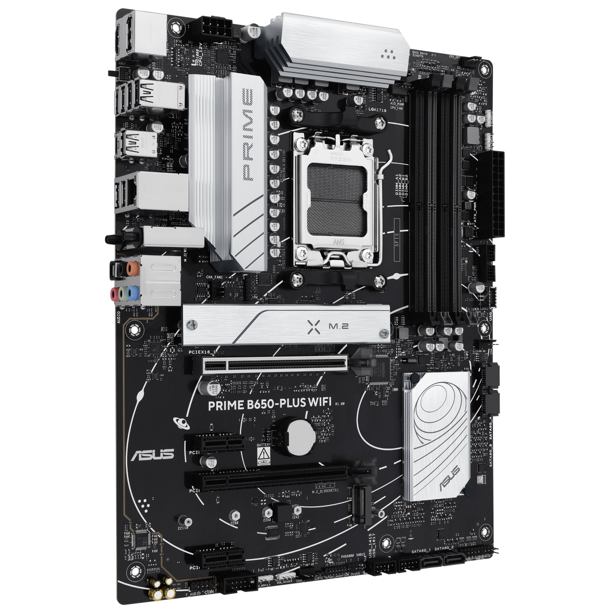 Материнская плата Asus PRIME B650-PLUS WIFI Socket AM5 AMD B650 4xDDR5 ATX AC`97 8ch(7.1) 2.5Gg RAID