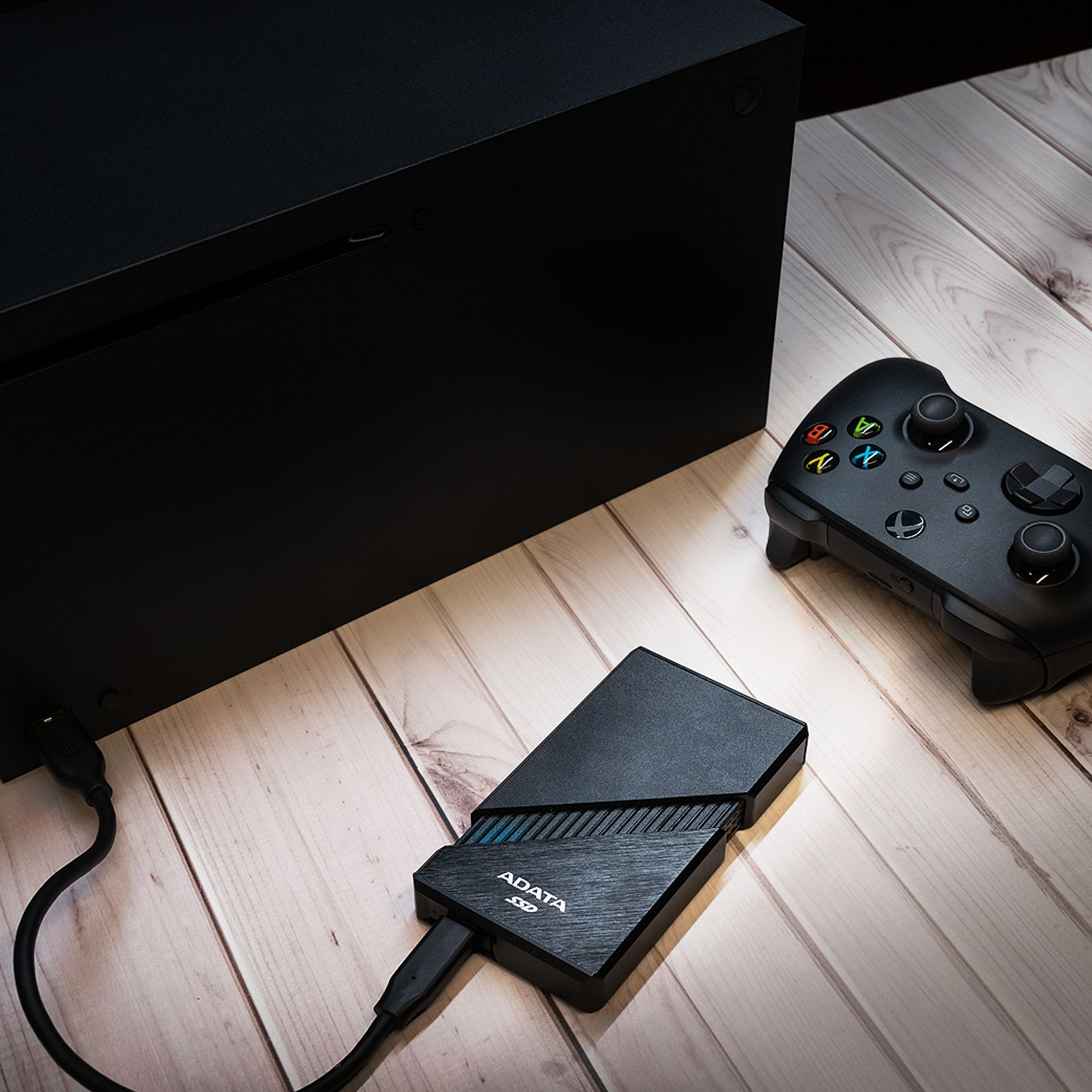 Накопитель SSD A-Data USB-C 4.0 1TB SE920-1TCBK SE920 2.5" черный