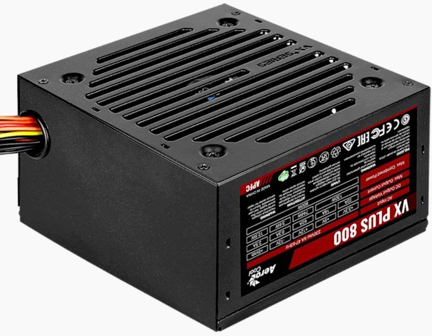 Блок питания Formula V Line VX PLUS 800, 800W, ATX12V v2.3, 12cm Fan (ex Aerocool)