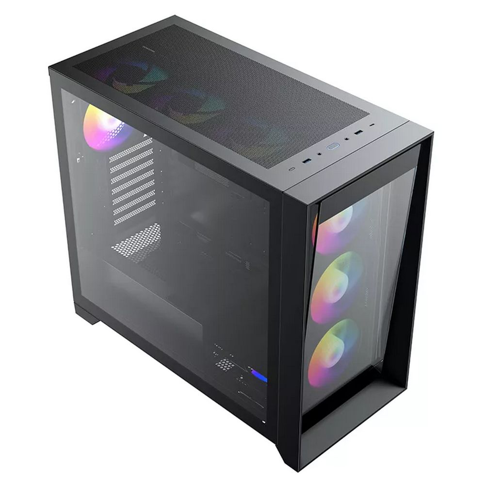 Корпус ACD Lagrange black with 4 pcs ARGB fan (PWM+5V 3PIN) +FAN HUB