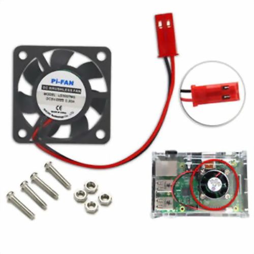 Вентилятор ACD RA003   Вентилятор ACD 3010 Fan (30*30*10mm) w/ Screw and Nut  for Raspberry Pi 3 B/B