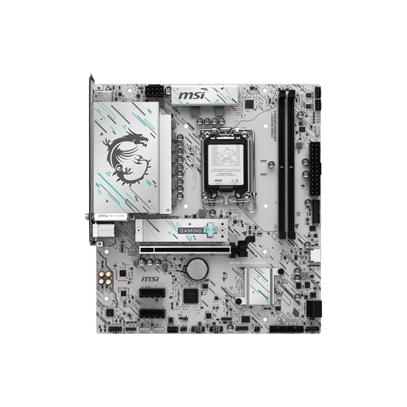 Материнская плата MSI H810M GAMING WIFI6E H810, LGA1851, 2*DDR5, 1*PCIEx16, 2*PCIEx1, 1*M.2, 2*TypeC