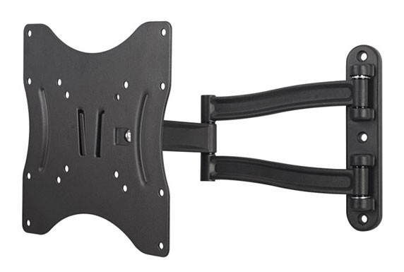 Кронштейн для телевизора Kromax TECHNO-3 серый 15"-40" макс.20кг настенный поворотно-выдвижной и нак