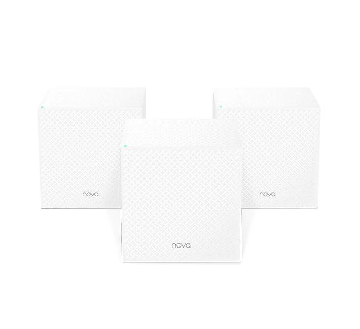 TENDA MW12(3-pack) Трехдиапазонная гигабитная Wi-Fi Mesh система АС2100, до 300 Мбит/с на 2,4 ГГц + 