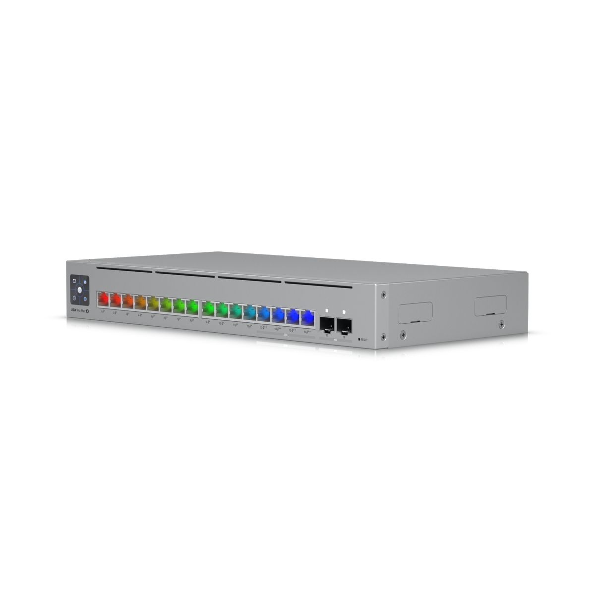 Коммутатор Ubiquiti UniFi Switch Pro Max 16 PoE PoE-коммутатор в стойку, 4х 2.5G RJ45, 12х 1G RJ45, 