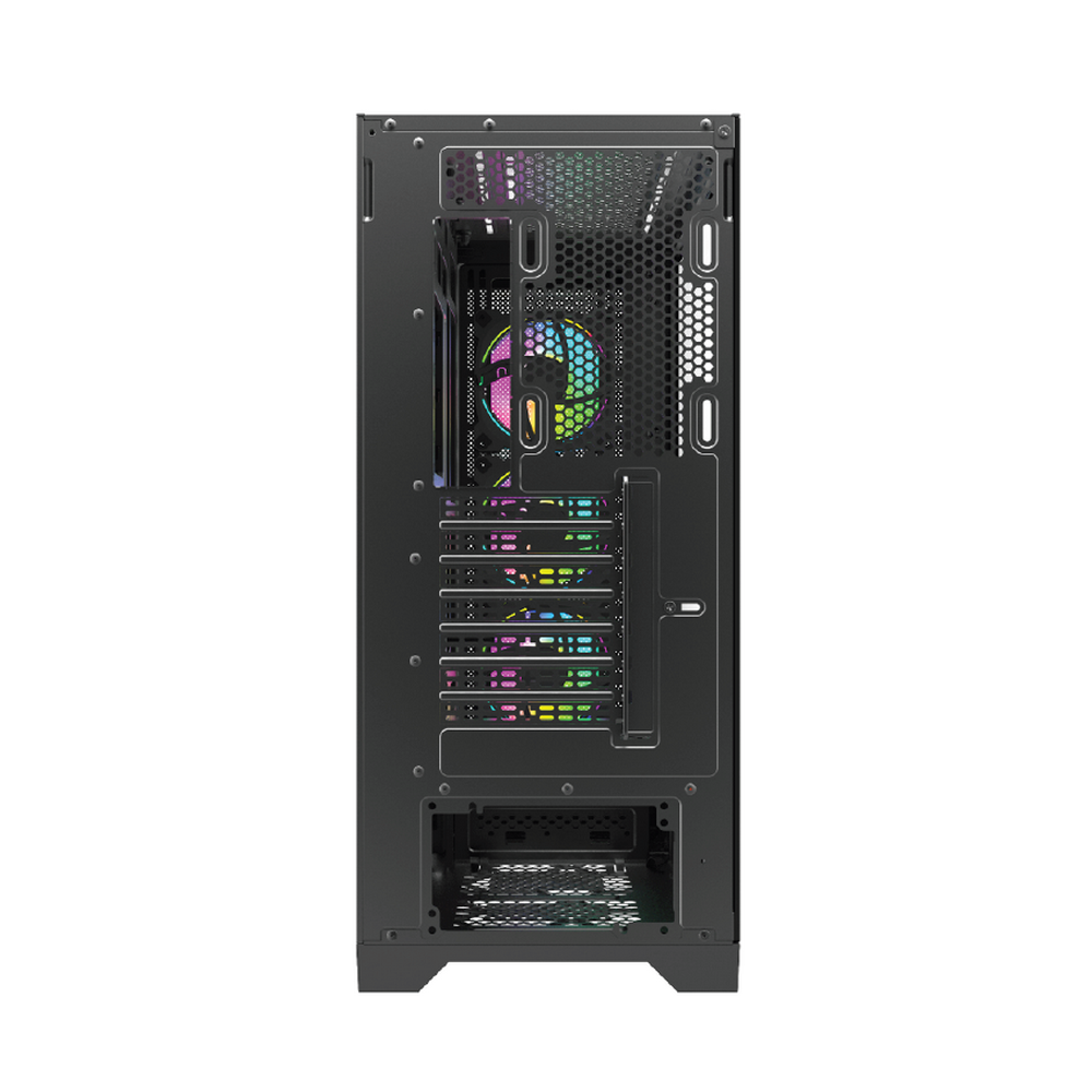 Корпус для ПК Forza FZ-G901 EATX Case, black, w/o psu,Tempered glass front panel, 2x3,5", 2x2,5