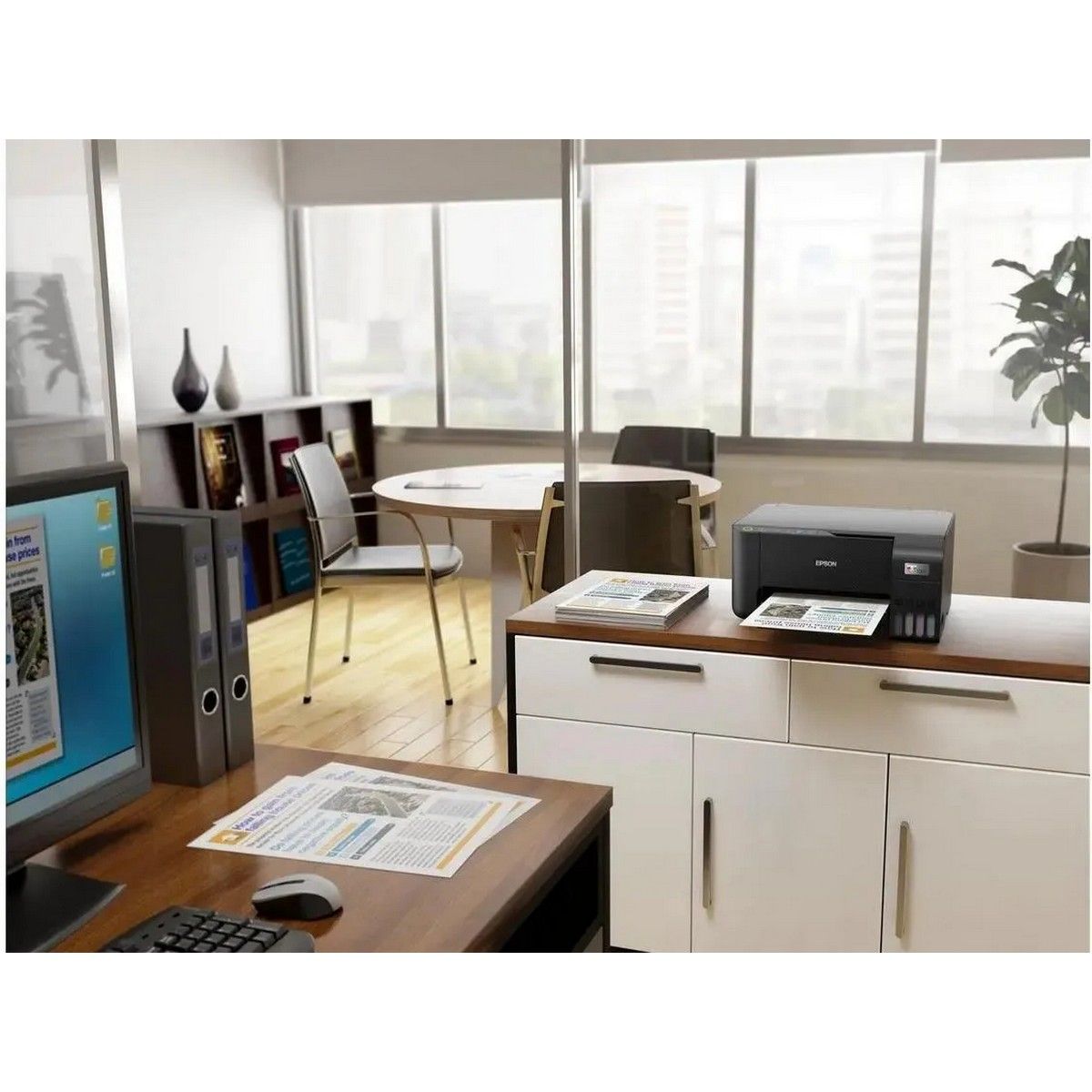 МФУ струйный Epson L3250 (C11CJ67508/503/418/405/408/412) A4 WiFi черный