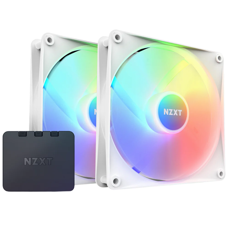 NZXT F140 RGB Core Twin Pack RF-C14DF-W1