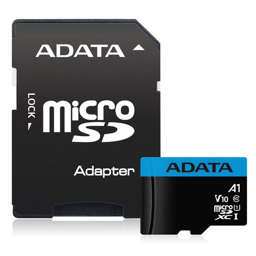 Флеш карта microSDXC 64GB A-Data AUSDX64GUICL10A1-RA1 Premier Pro + adapter