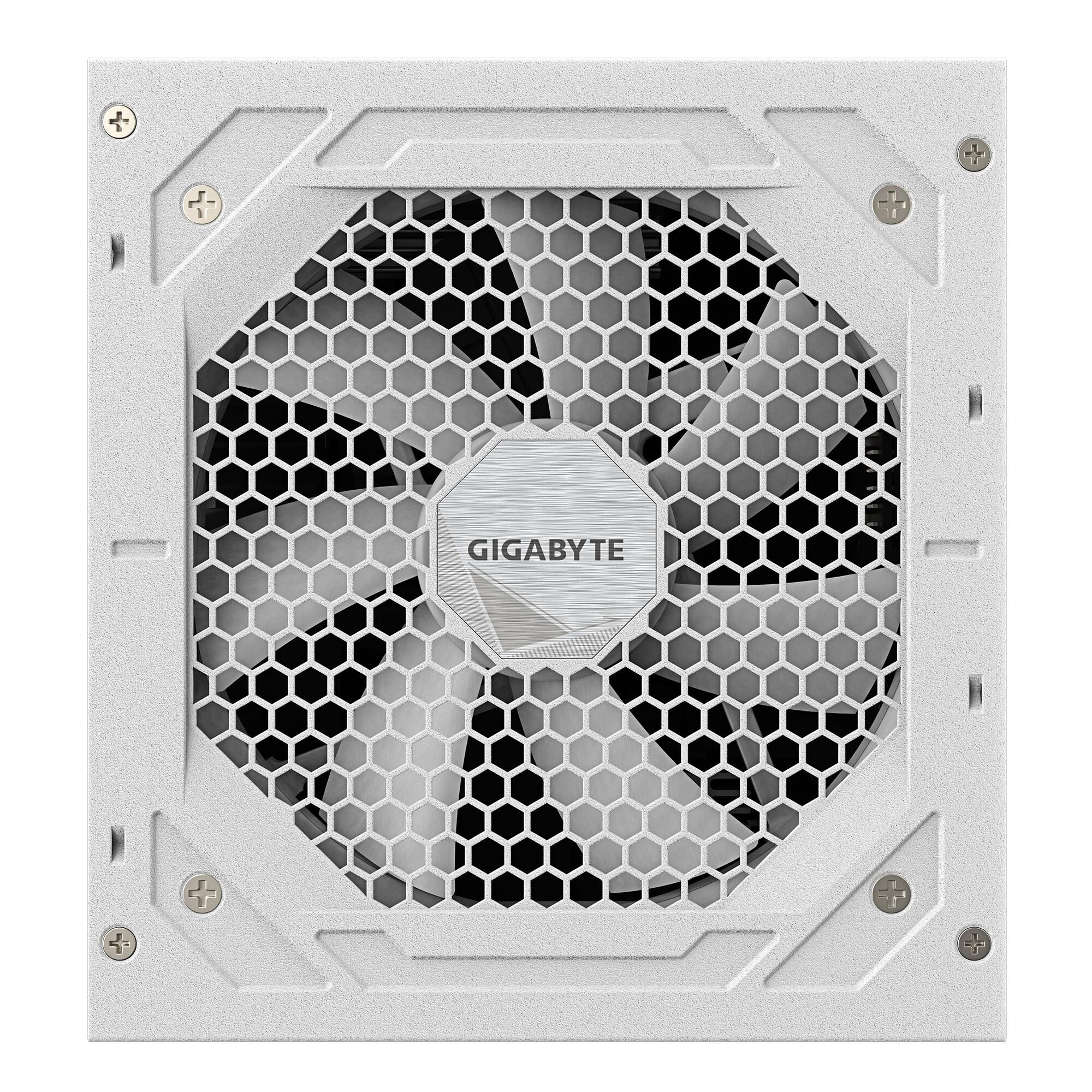 Блок питания ПК Gigabyte UD1000GM PG5 ICE 1000W, 80Plus, Gold, Полностью модульный, White colour
