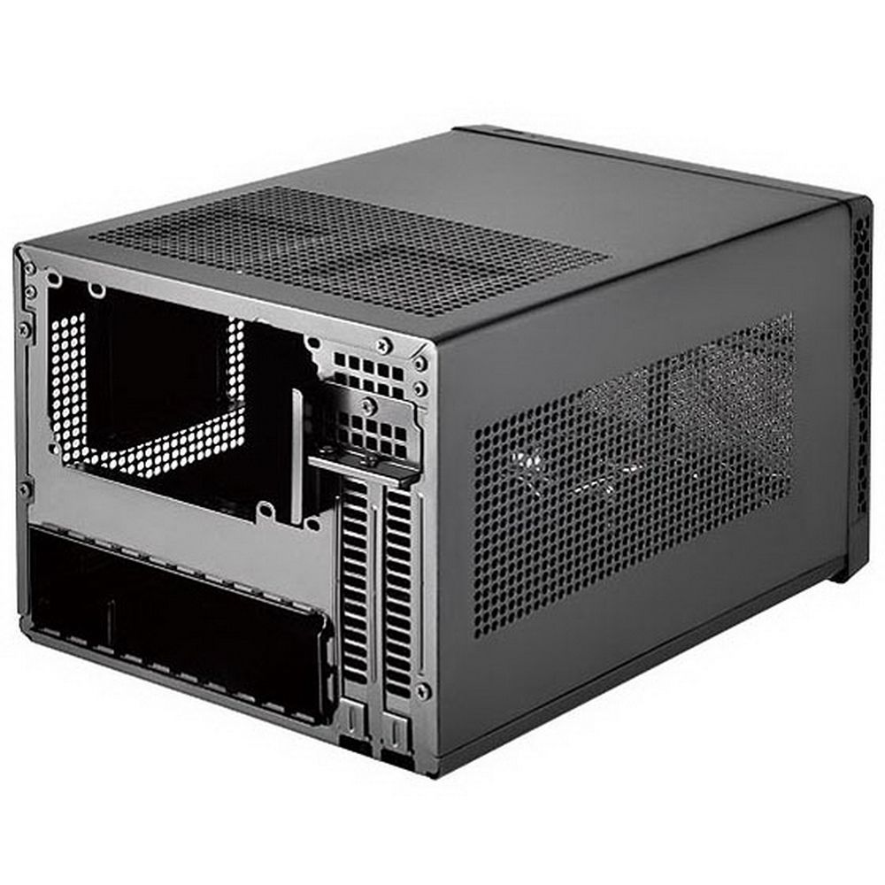 Корпус Silverstone SST-SG13B Sugo Mini-ITX Compact Computer Cube Case, Mesh Front Panel, black, RTL 