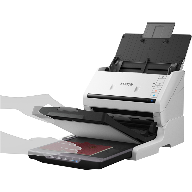 EPSON WorkForce DS-530II  (B11B261401) {, A4, протяжной, 600dpi, 35 стр. / мин, USB3.0, DADF} 