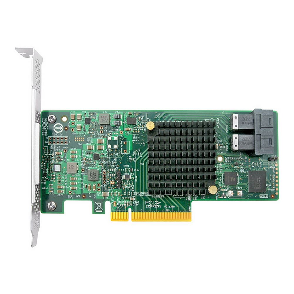 RAID-контроллер ACD ACD SAS3008-8R PCIe 3.0 x8 LP, SAS/SATA 12G, RAID 0,1,10,1E,JBOD, 8port (2*int S