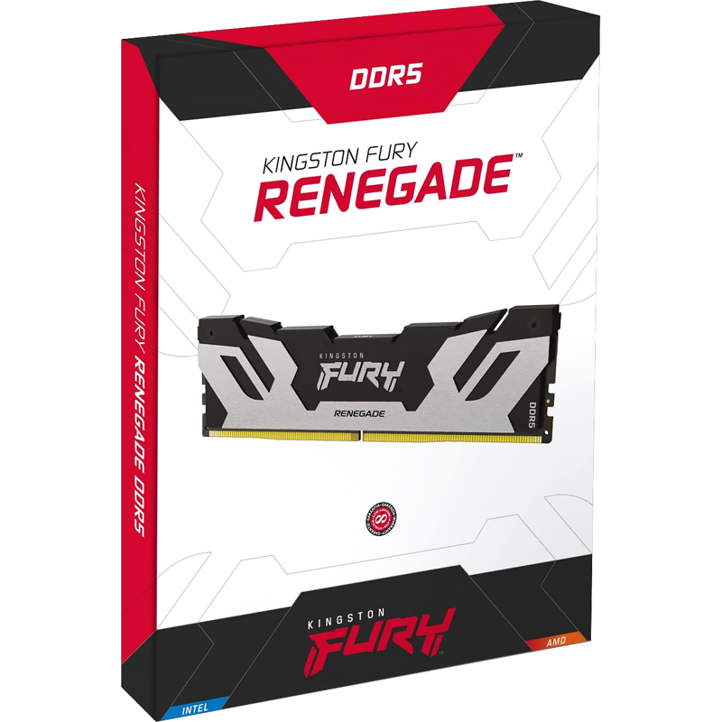 Оперативная память Kingston 32GB 7600MT/s DDR5 CL38 DIMM (Kit of 2) FURY Renegade Silver XMP