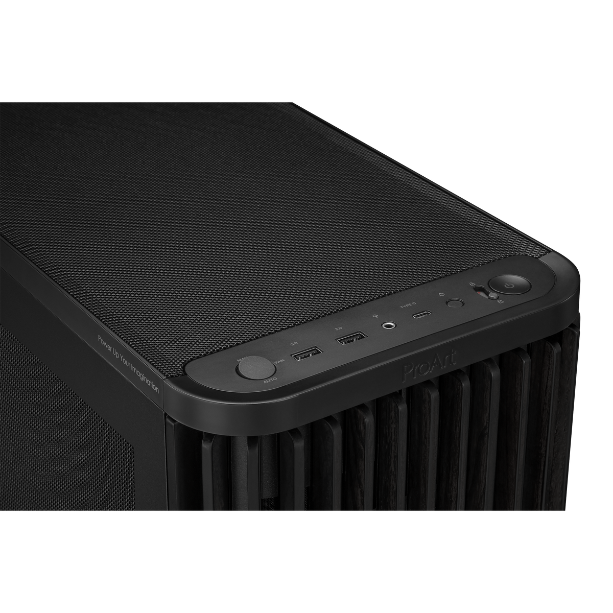 Корпус для ПК ASUS PROART PA401 WOOD MESH PWM BLACK