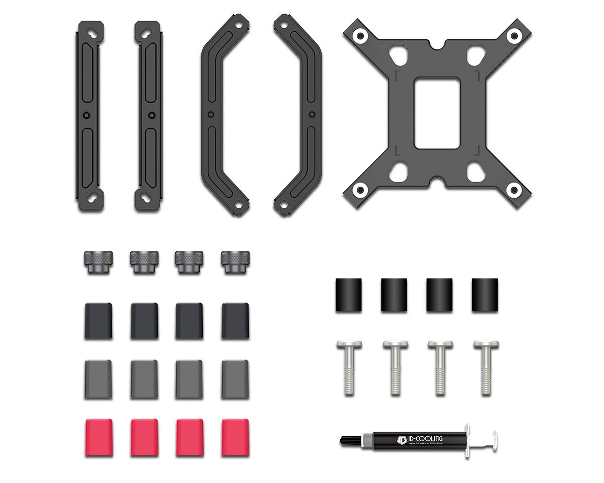 Устройство охлаждения(кулер) ID-Cooling Frozn A400 Soc-AM5/AM4/1200/1700/1851 черный 4-pin 25.8dB Al