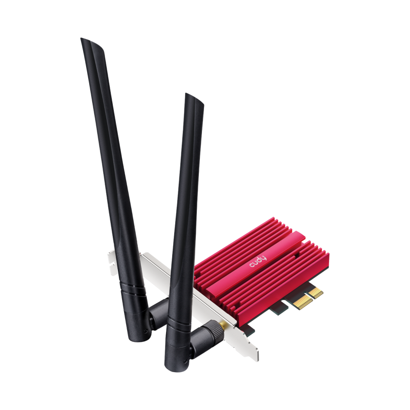 Адаптер беспроводной связи (Wi-Fi) CUDY BE9300 7 PCI Express Adapter 7 Bluetooth 5.4 PCI Express Ada