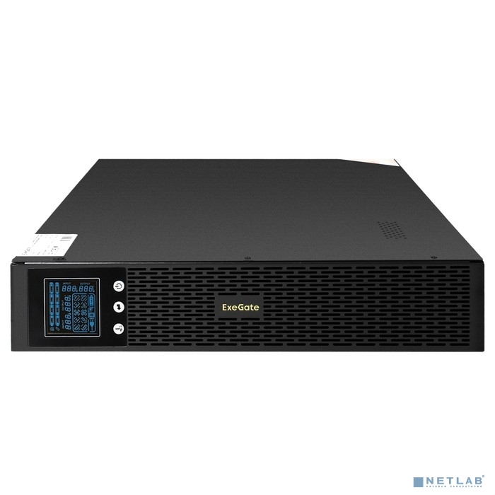 Exegate EX293054RUS ИБП Pure Sine Wave ExeGate SinePower UHB-3000.LCD.AVR.1SH.4C13.RJ.USB.2U <3000VA